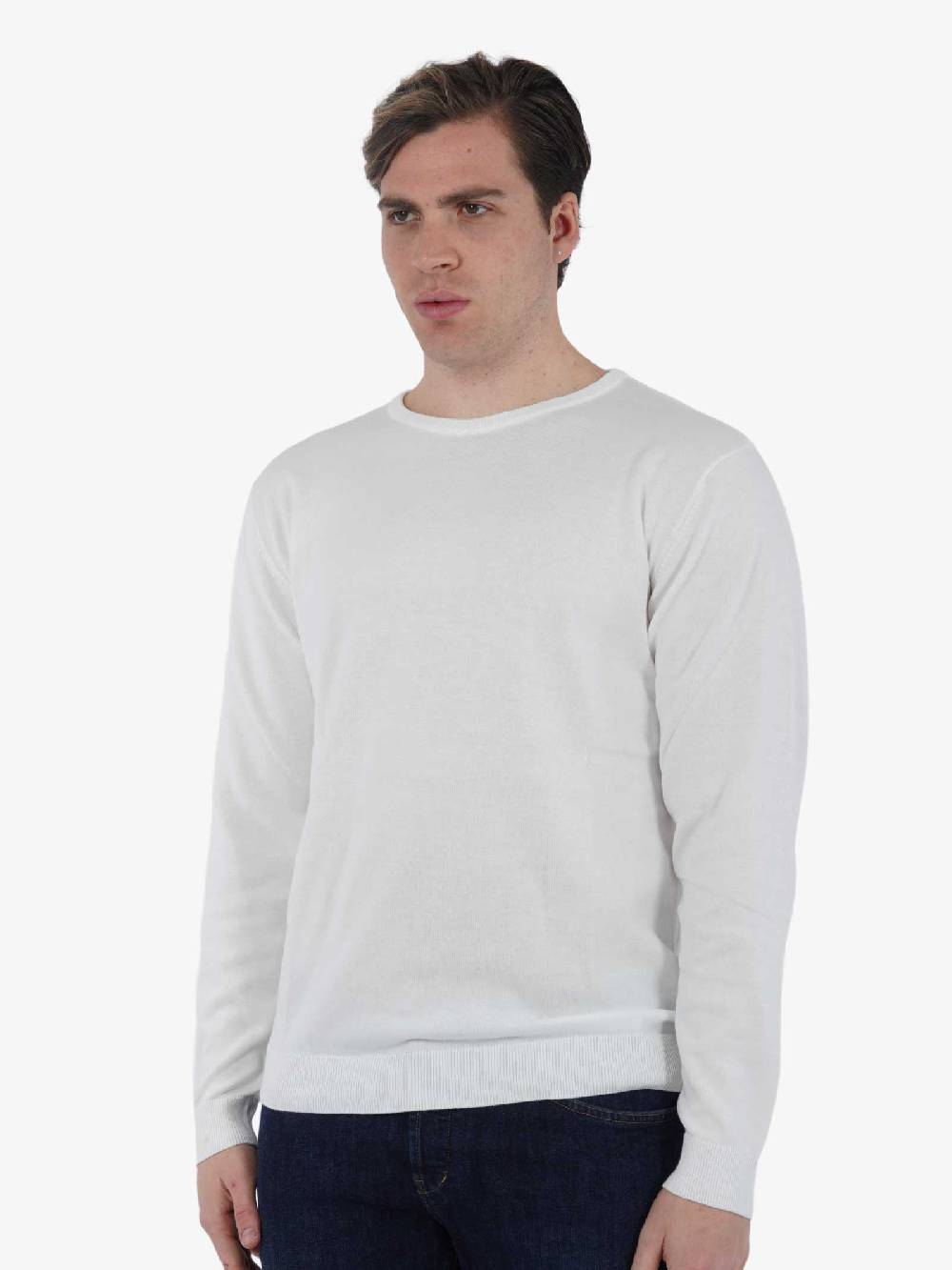 SSEINSE Maglia Girocollo M/M ME2658SS Uomo Cotone Panna