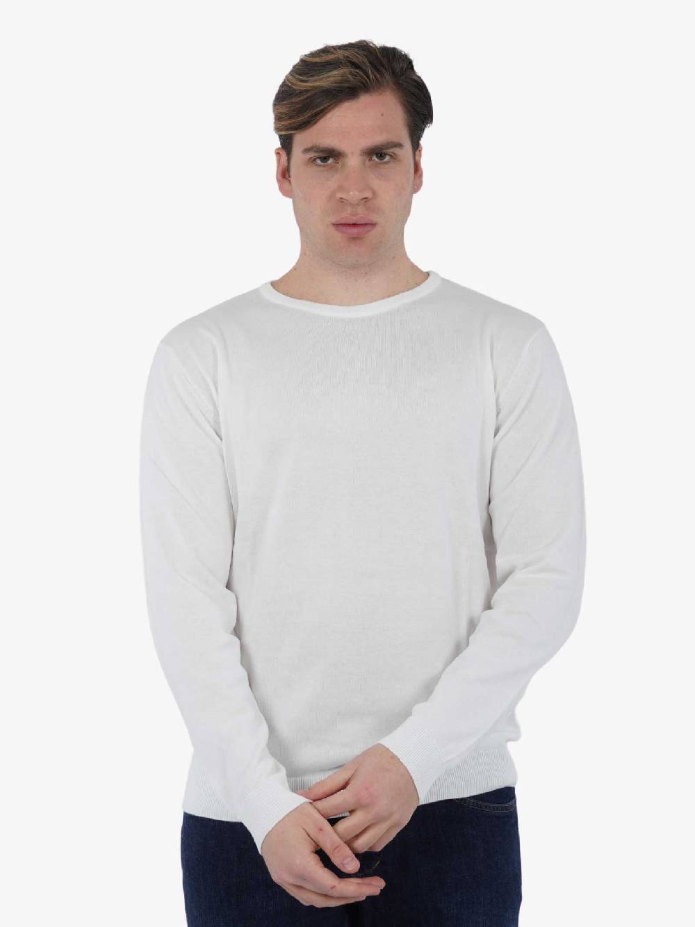 SSEINSE Maglia girocollo M/M ME2658SS uomo cotone panna