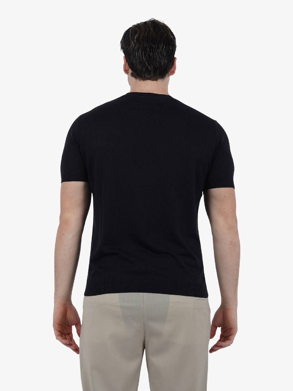 LOW BRAND Maglia K123 Jumper L1MSS246670 Uomo Seta Nero