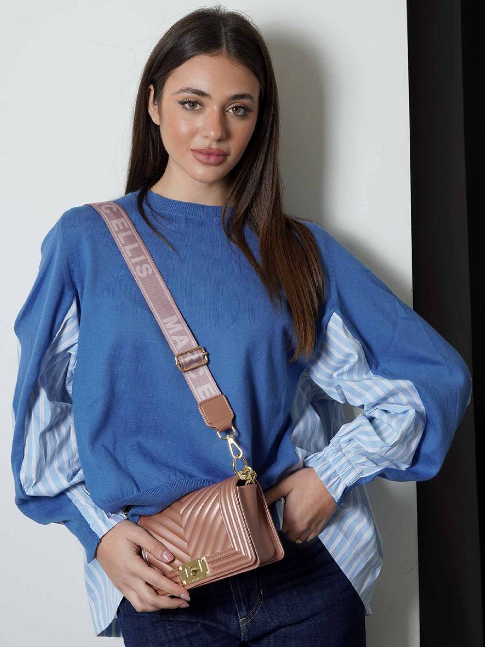 MARC ELLIS Borse A Spalla FLAT S Donna In Pvc Rosa