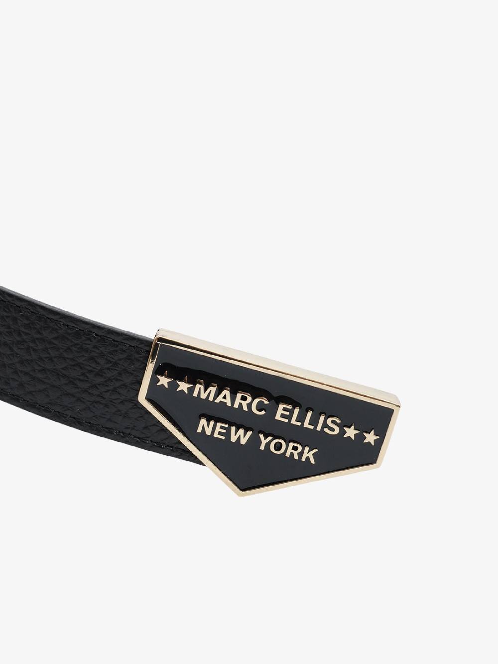 MARC ELLIS Cinture ME BELT-84 Donna In Pelle Nero