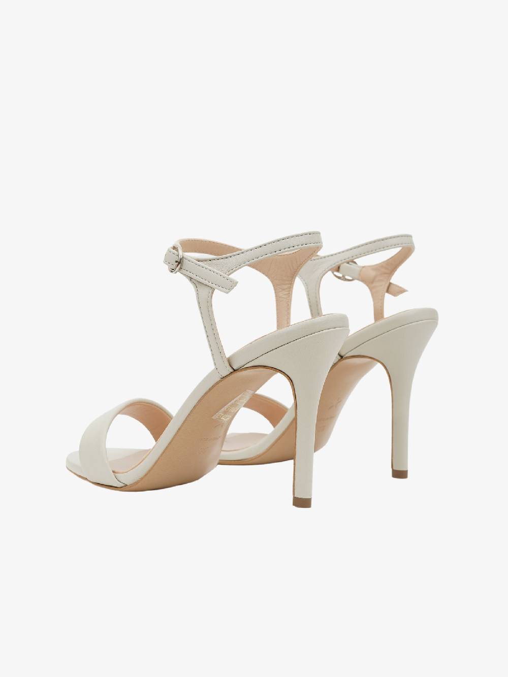 MARC ELLIS Sandali Con Tacco Donna Pelle Beige