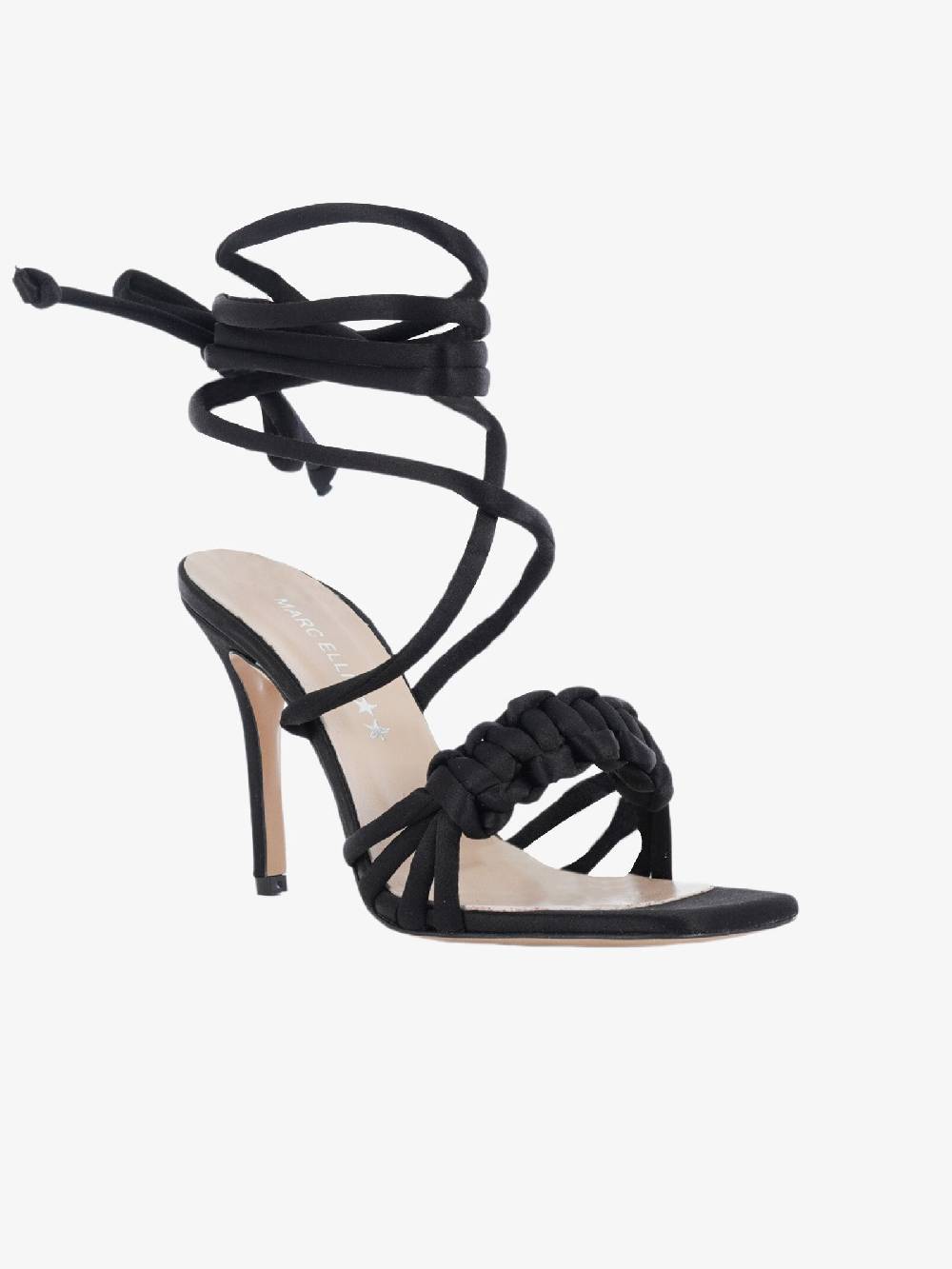 MARC ELLIS Sandali Libra Donna In Raso Nero