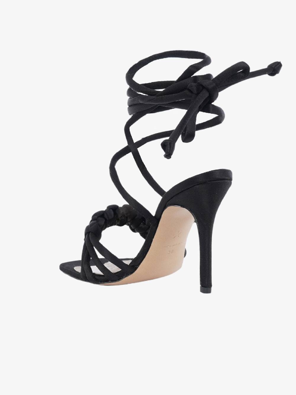 MARC ELLIS Sandali Libra Donna In Raso Nero