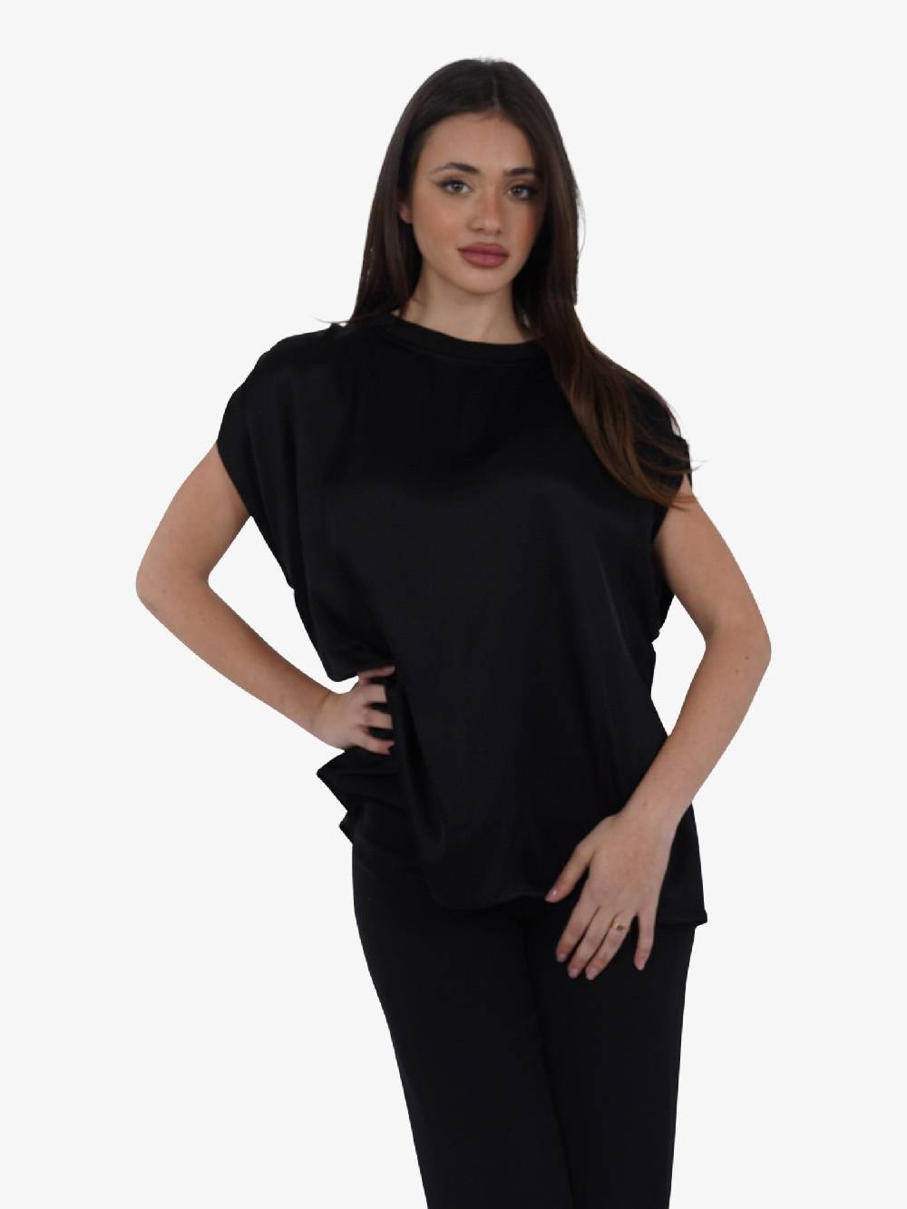 MARIUCCIA Blusa MMD3264 donna viscosa nero