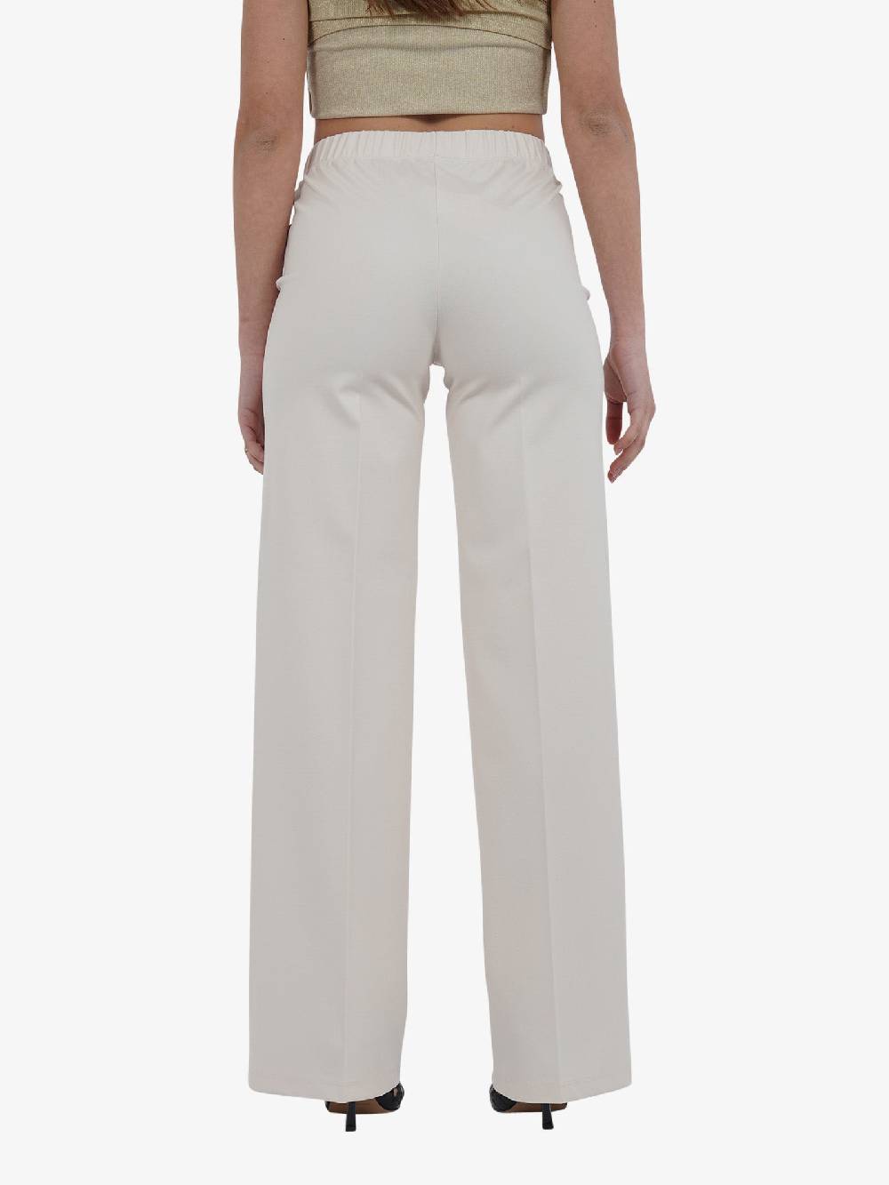 MARIUCCIA Pantalone MMD3129 Donna Viscosa Panna