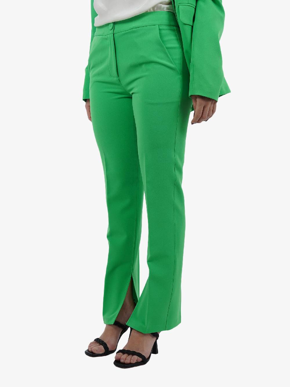 MARIUCCIA Pantalone Slim Donna Verde