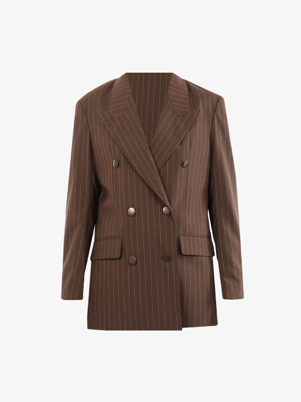 MARSEM Blazer Donna Poliestere Marrone Modello