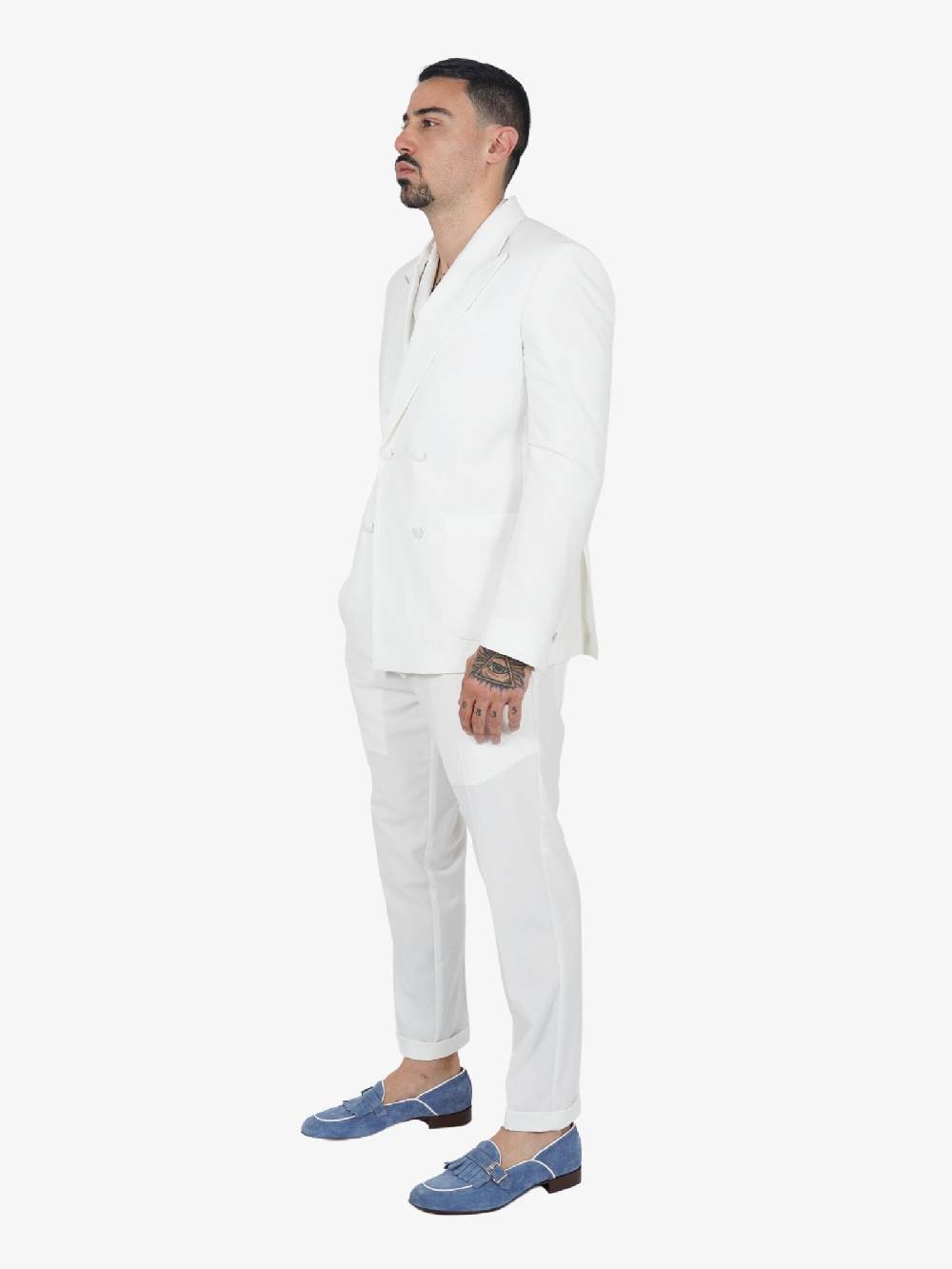 MARSEM Completo Elegante Doppiopetto Uomo Burro