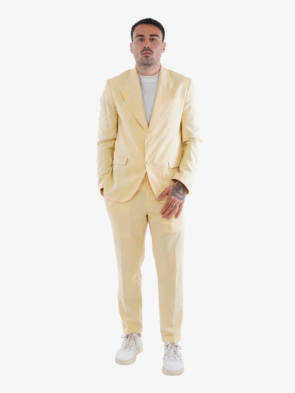 MARSEM Completo Elegante Doppiopetto Uomo Cammello