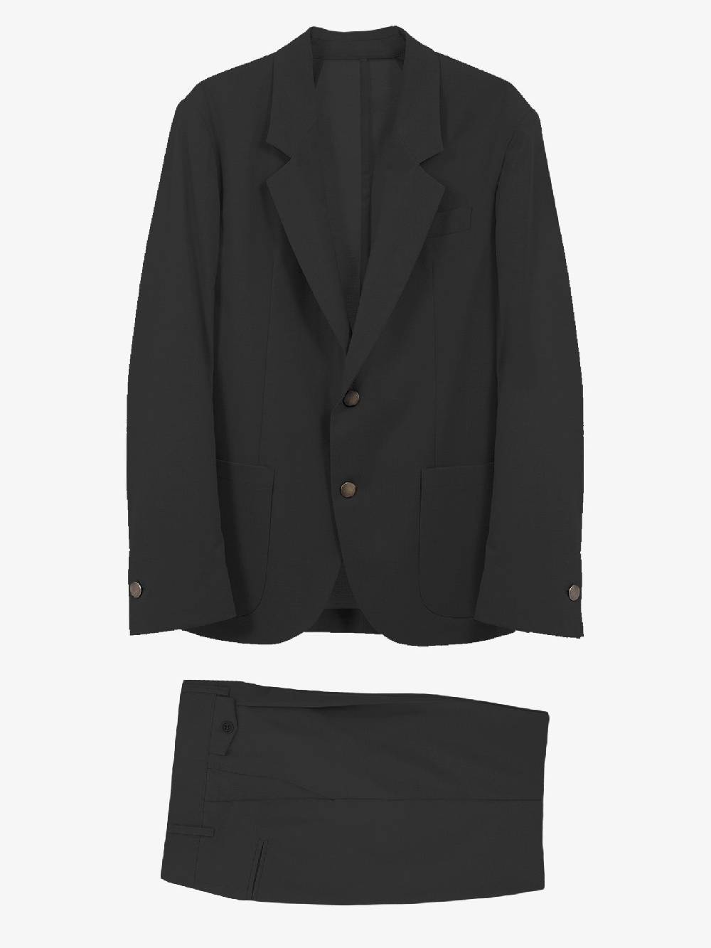 MARSEM Completo elegante monopetto uomo nero