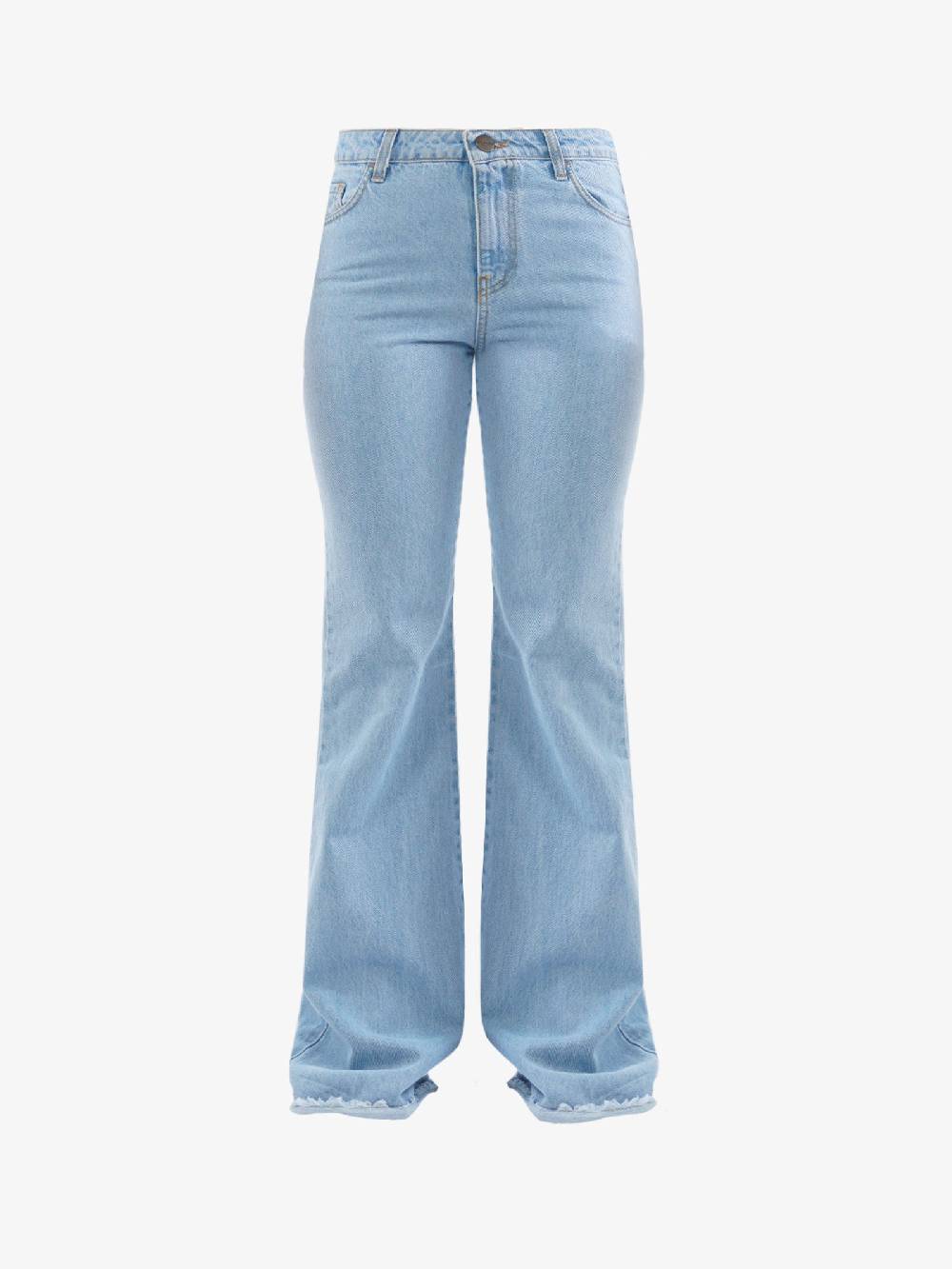 MARSEM Jeans A Gamba Larga Donna Denim