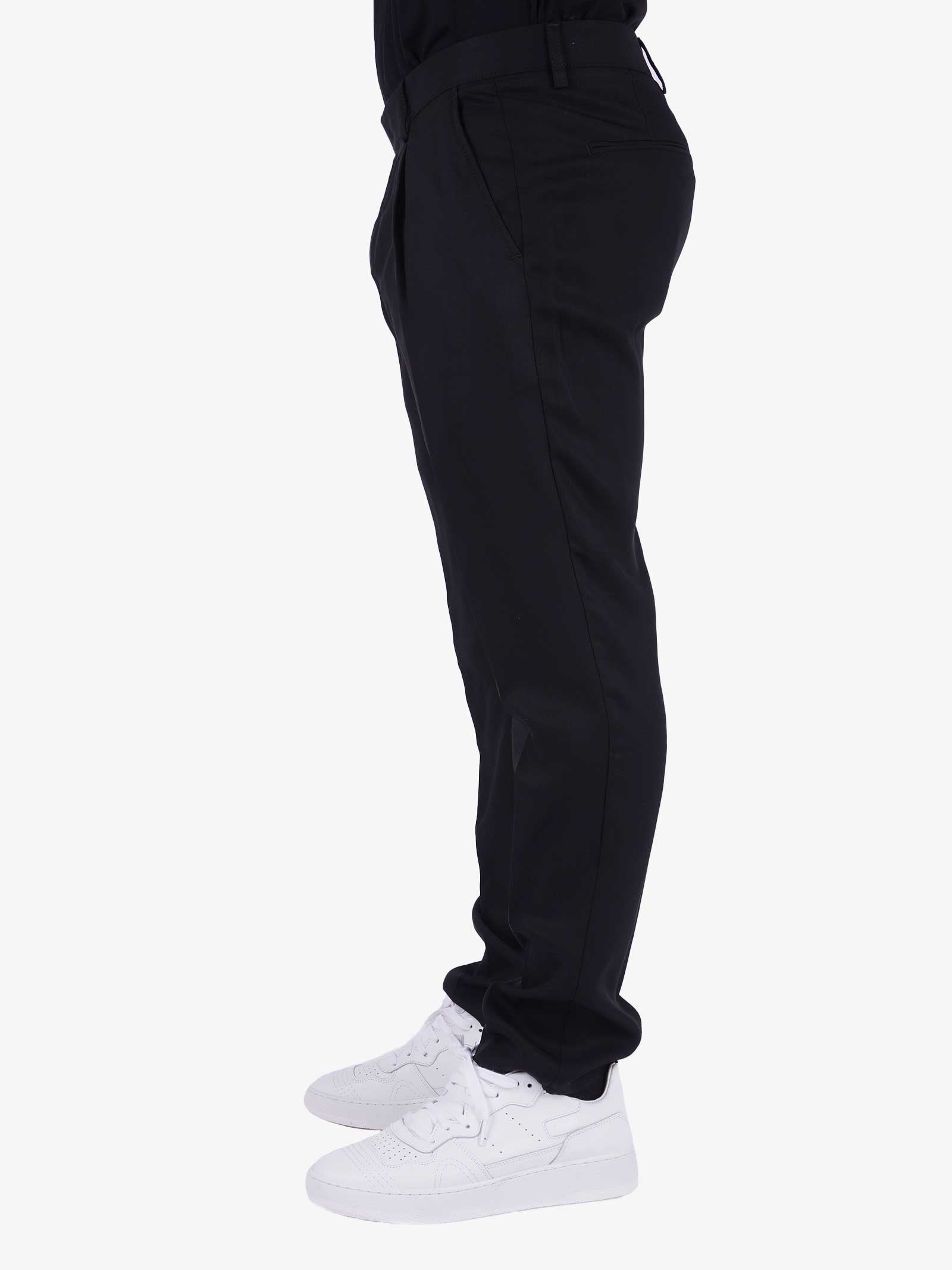 MARSEM Pantalone Con Pences Uomo Nero