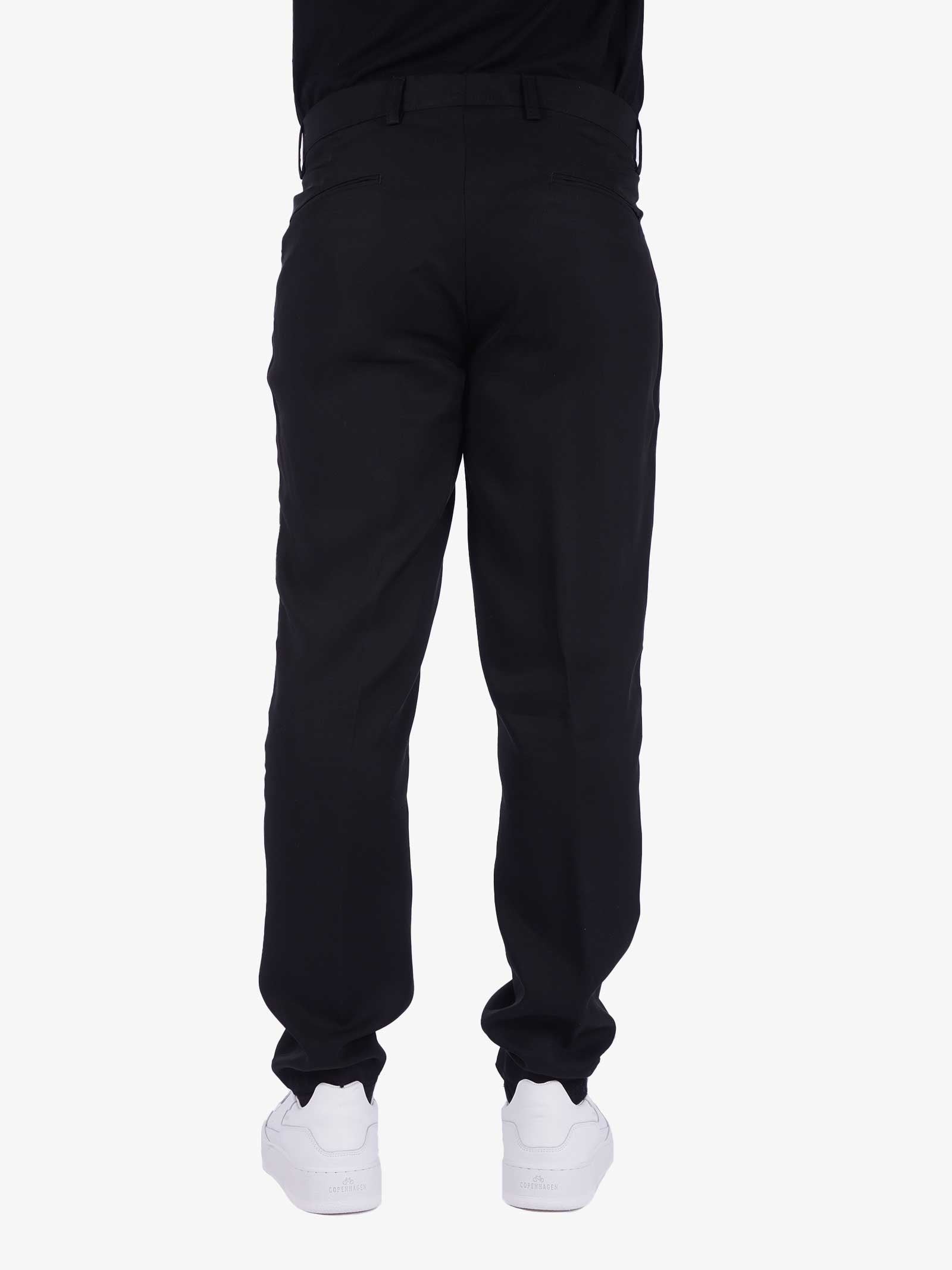 MARSEM Pantalone Con Pences Uomo Nero