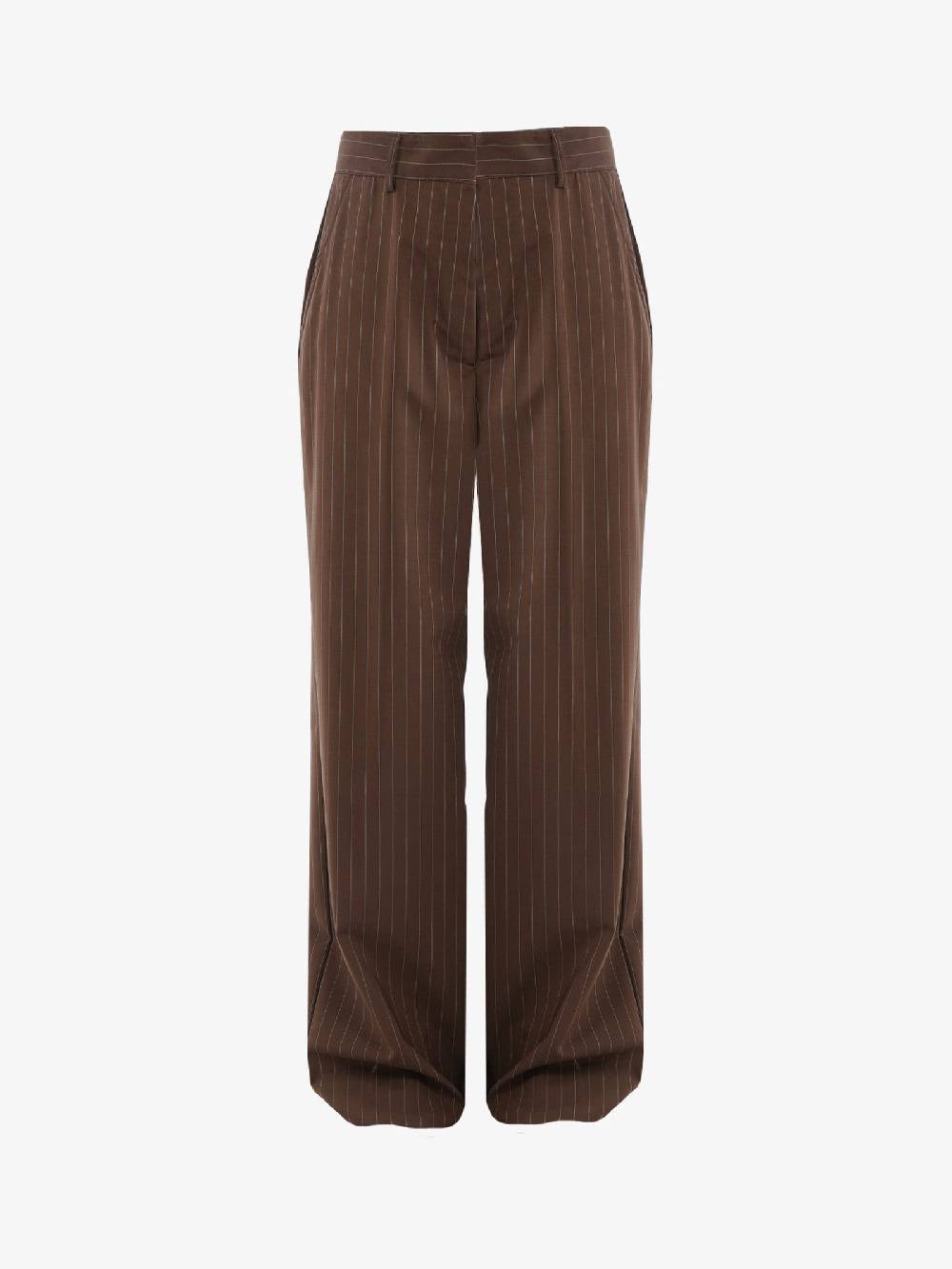 MARSEM Pantaloni Donna Poliestere Marrone Modello