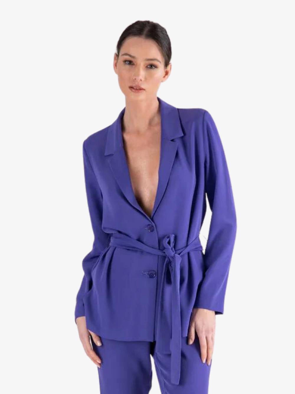 MERCI Blazer Donna In Poliestere Viola MH129U