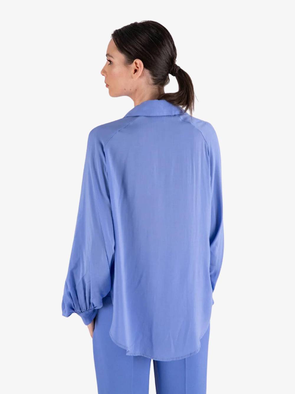 MERCI Blusa In Viscosa Donna Lilla