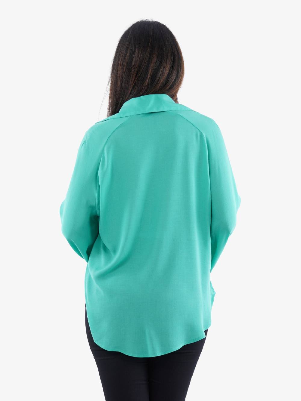 MERCI Blusa In Viscosa Donna Verde Menta