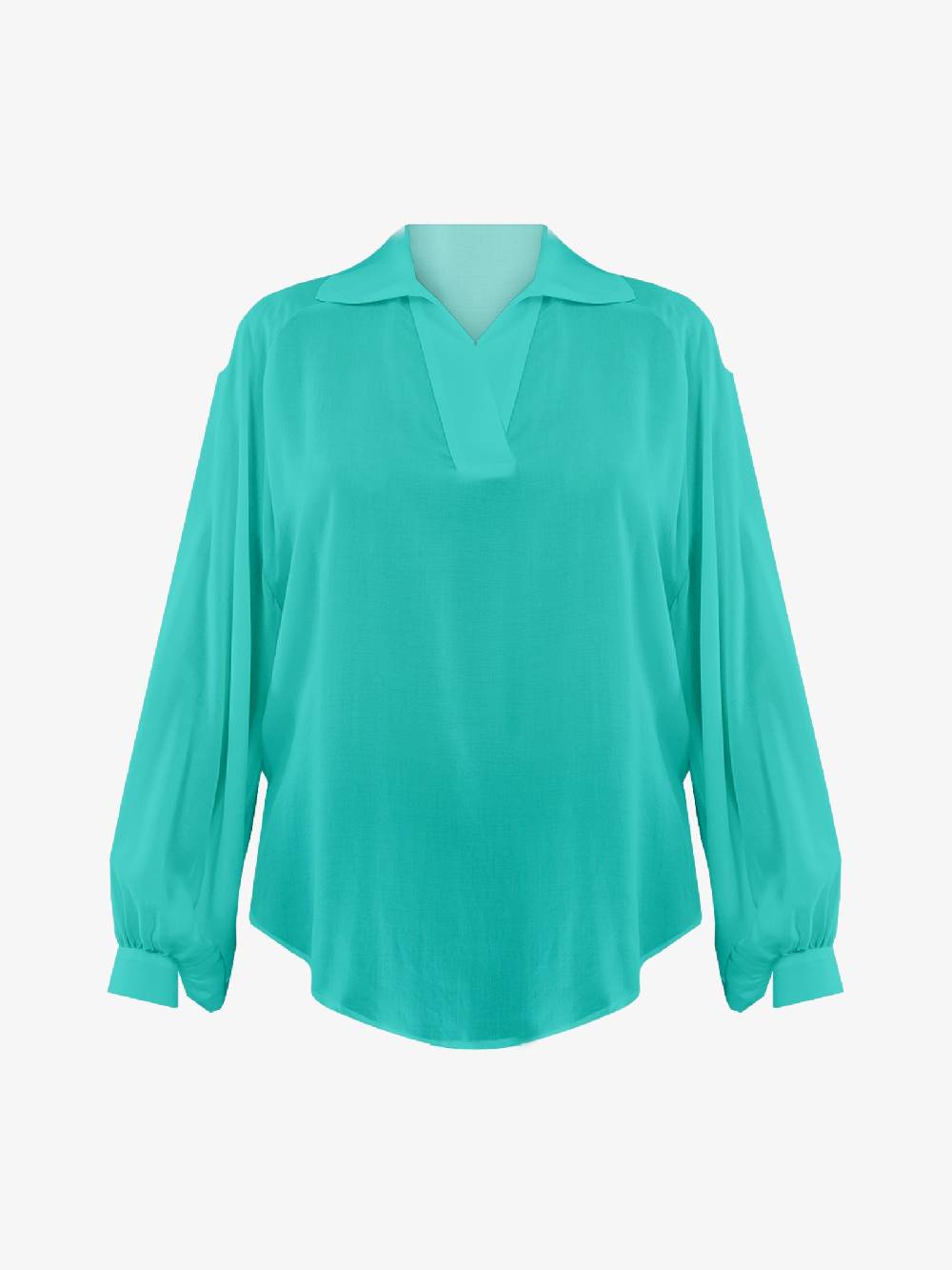 MERCI Blusa in viscosa donna verde menta