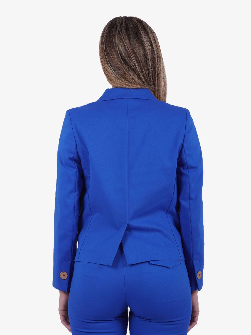 MERCI Giacca Donna In Cotone Blu Oceano