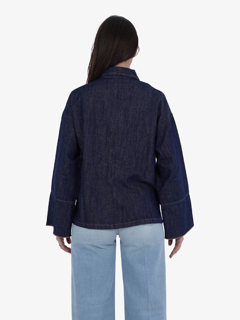 MERCI Giubbotto LOU24 Donna Cotone Denim