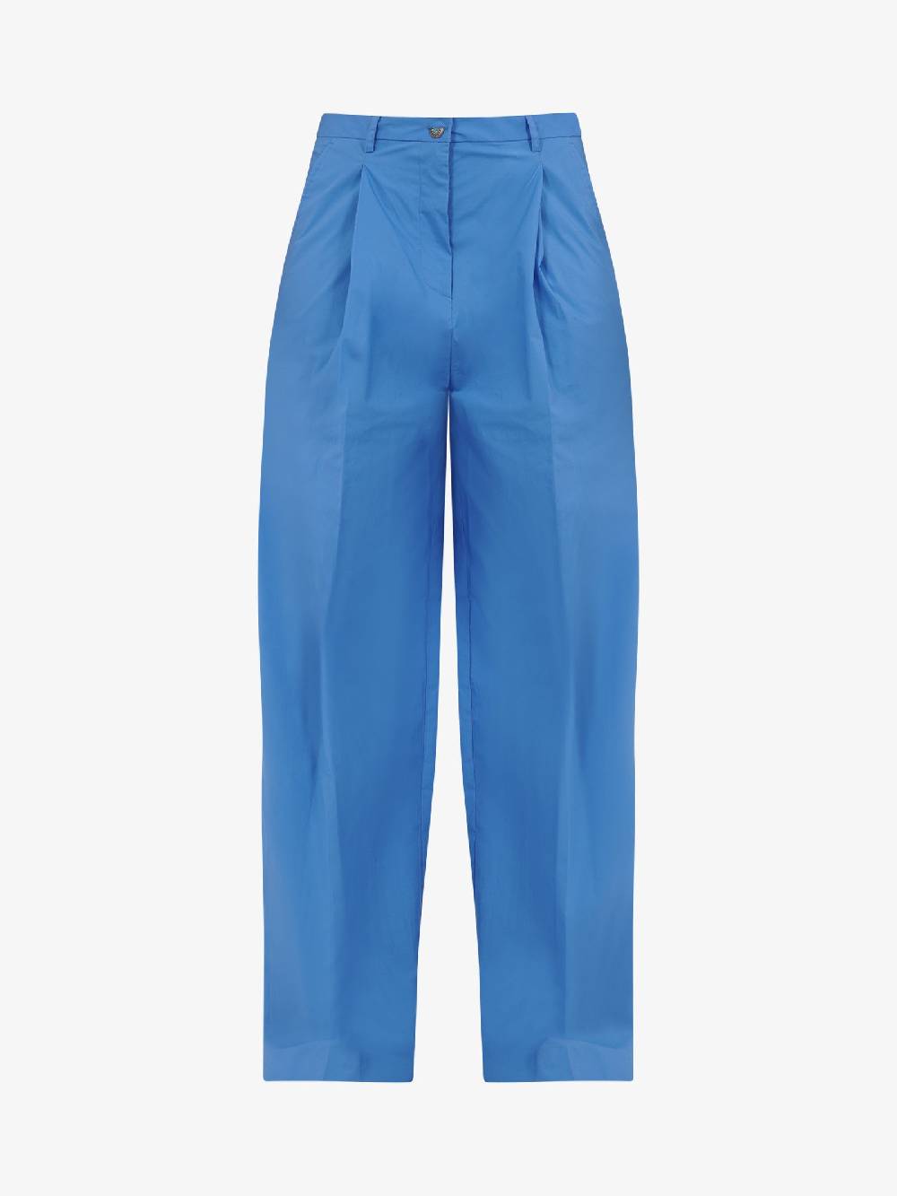 MERCI Pantalone P347E Donna Cotone Azzurro