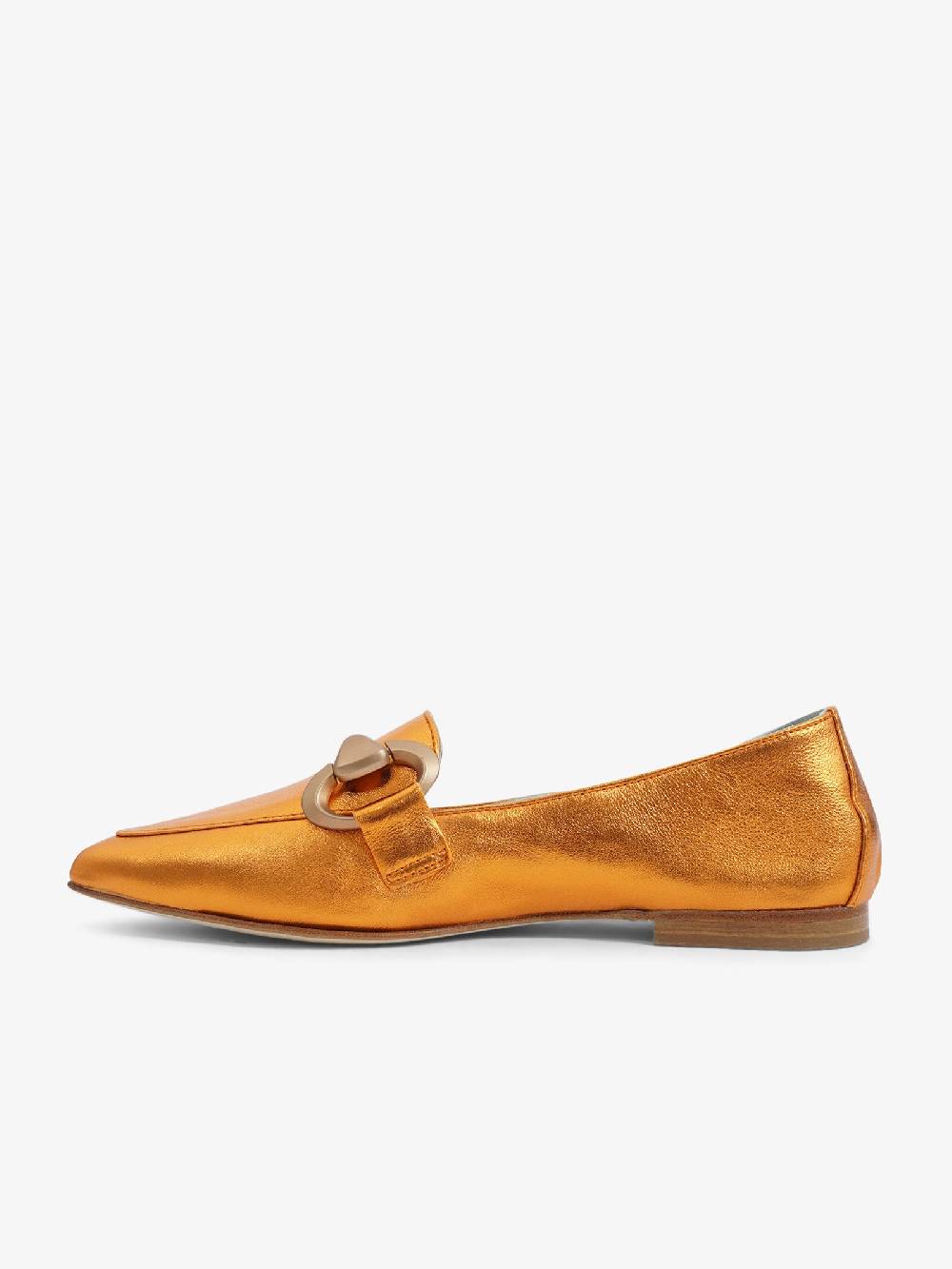 POESIE VENEZIANE Mocassini DF627 Donna Pelle Arancione