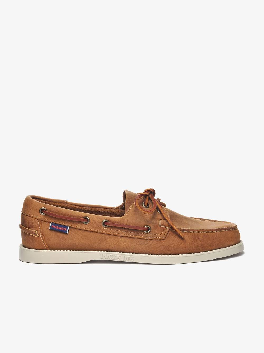 SEBAGO Mocassino Docksides Portland Crazy H 70015H0 uomo in pelle marrone
