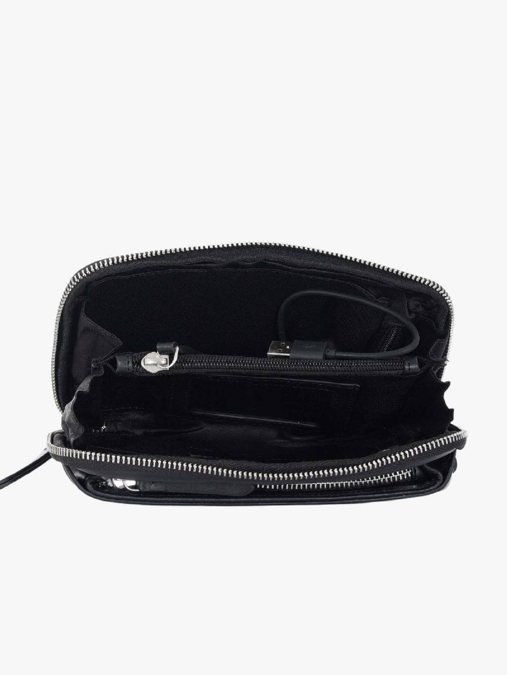 MOMO DESIGN Pochette MO-22BC Uomo In Saffiano Nero