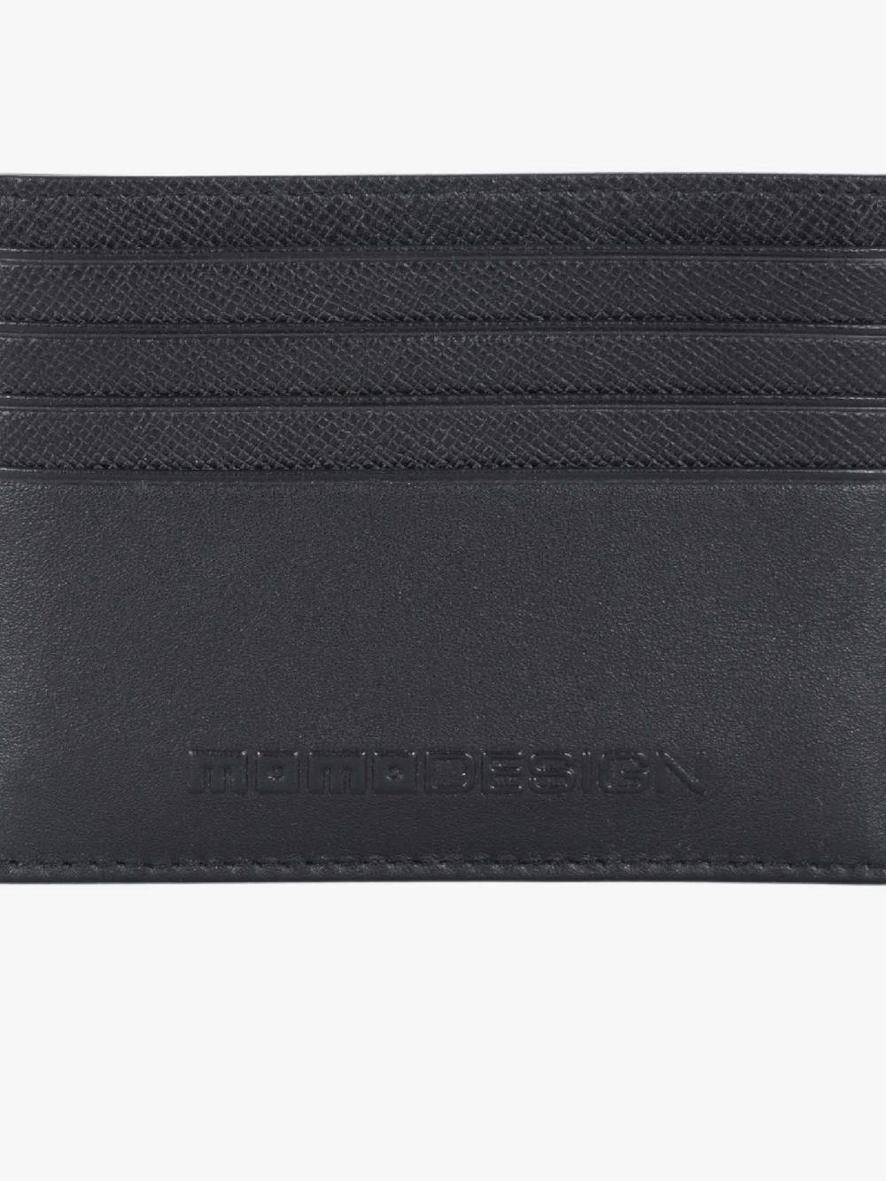 MOMO DESIGN Portafoglio MO-09SA Uomo Nero In Pelle