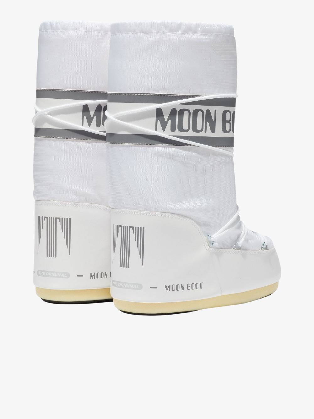 MOON BOOT Stivali Icon Donna In Nylon 006 Bianco