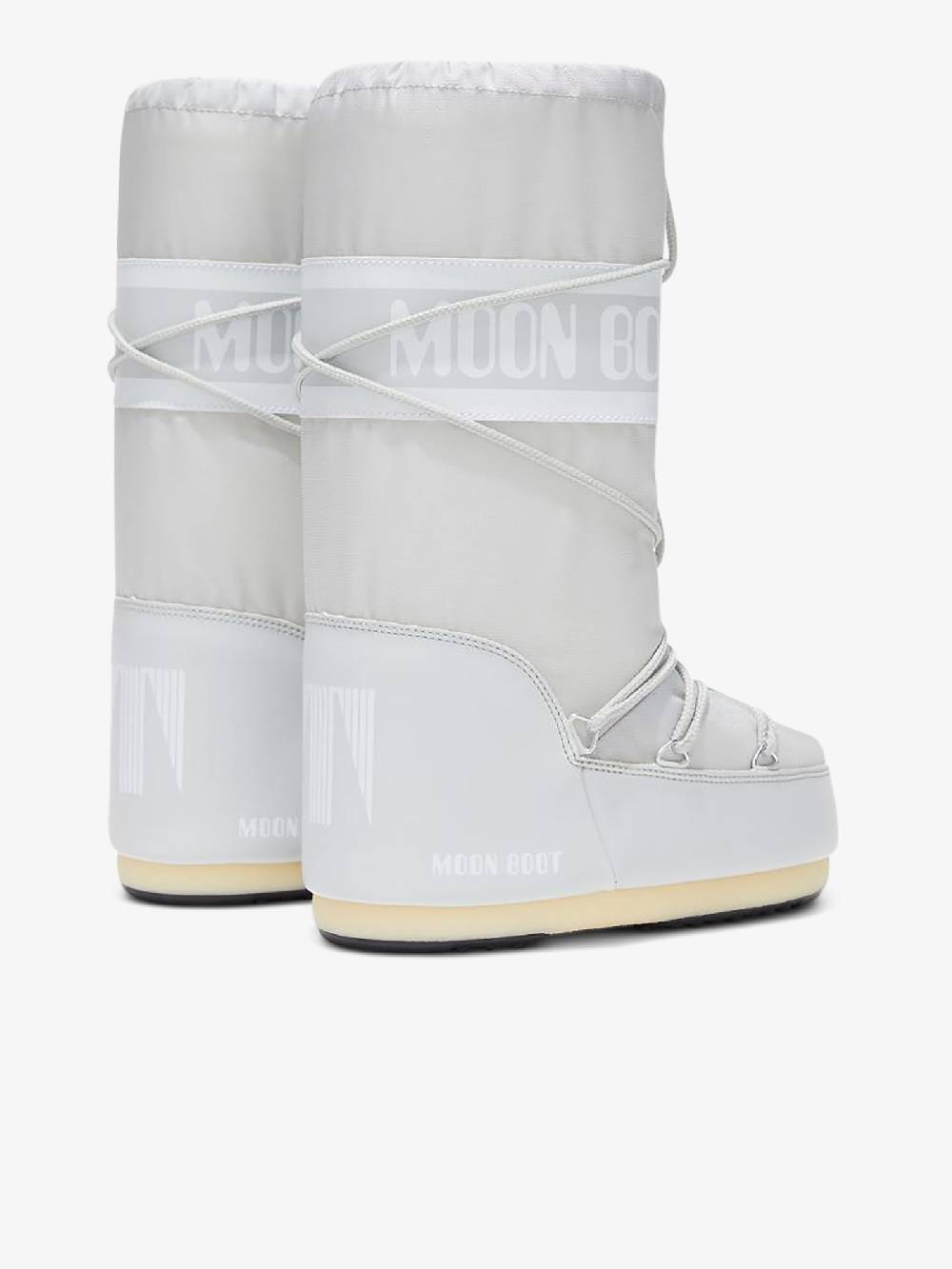 MOON BOOT Stivali Icon Donna In Nylon 086 Grigio
