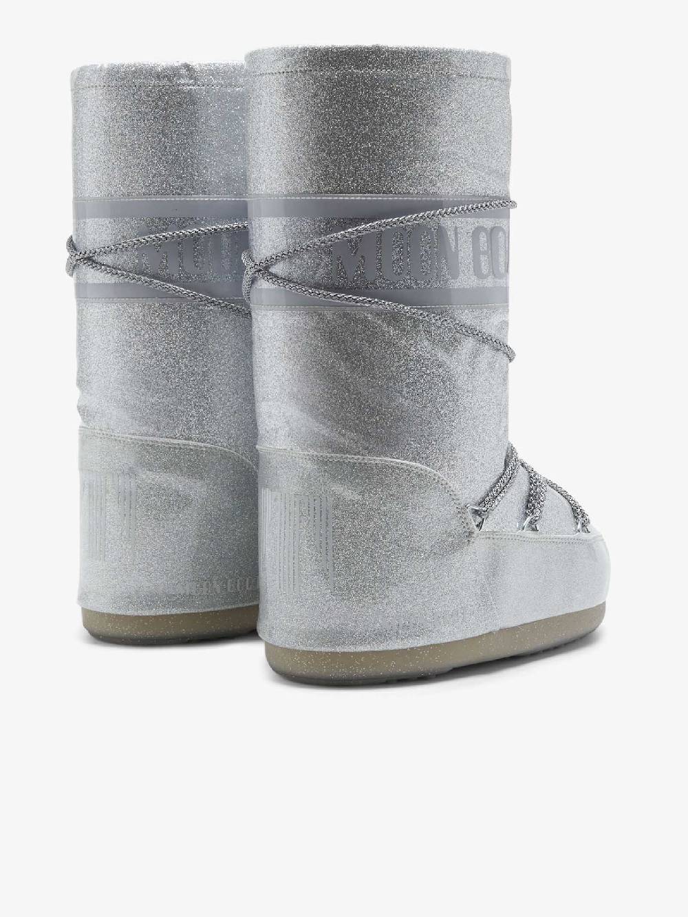 MOON BOOT Stivali Icon Glitter Donna 002 Argento