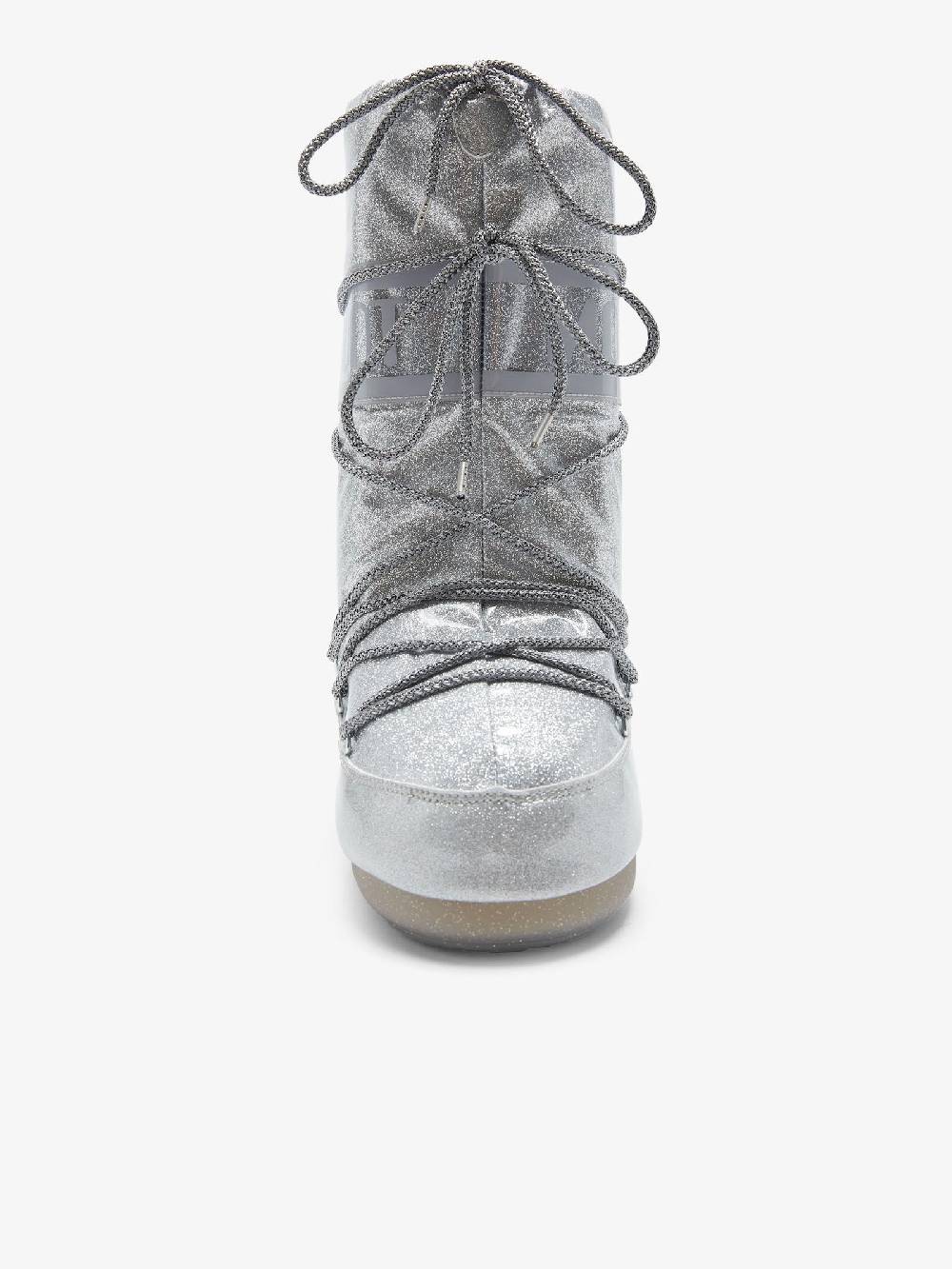 MOON BOOT Stivali Icon Glitter Donna 002 Argento