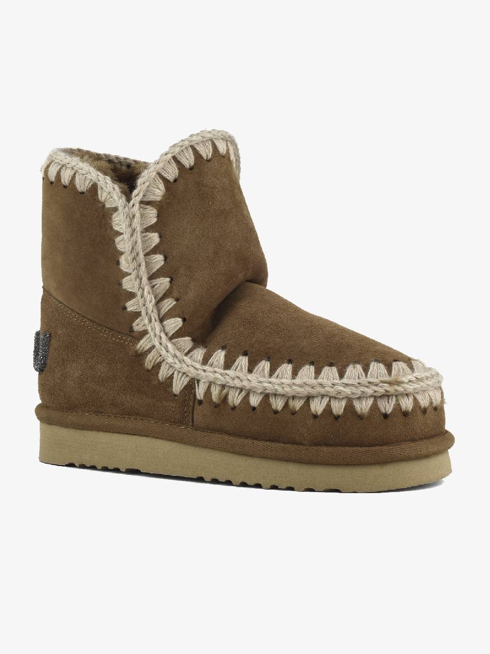 MOU Boot Eskimo 18 Logo Glitterato Cognac