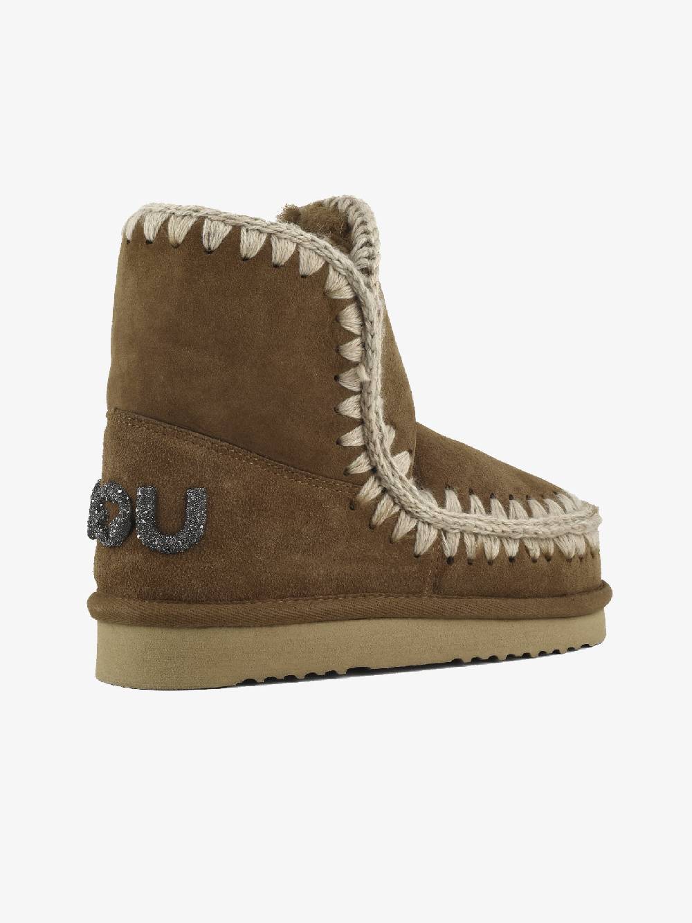MOU Boot Eskimo 18 Logo Glitterato Cognac