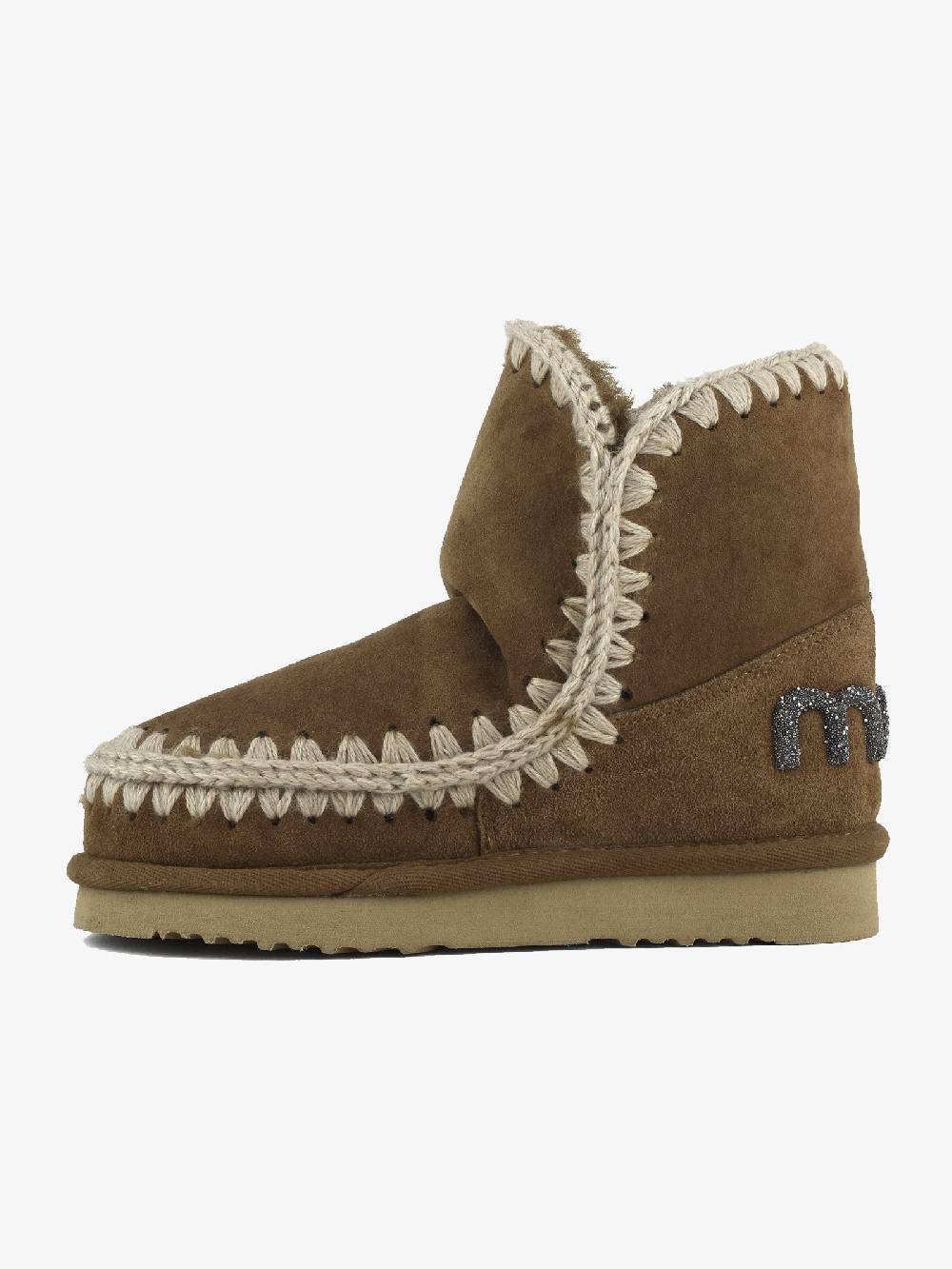 MOU Boot Eskimo 18 Logo Glitterato Cognac