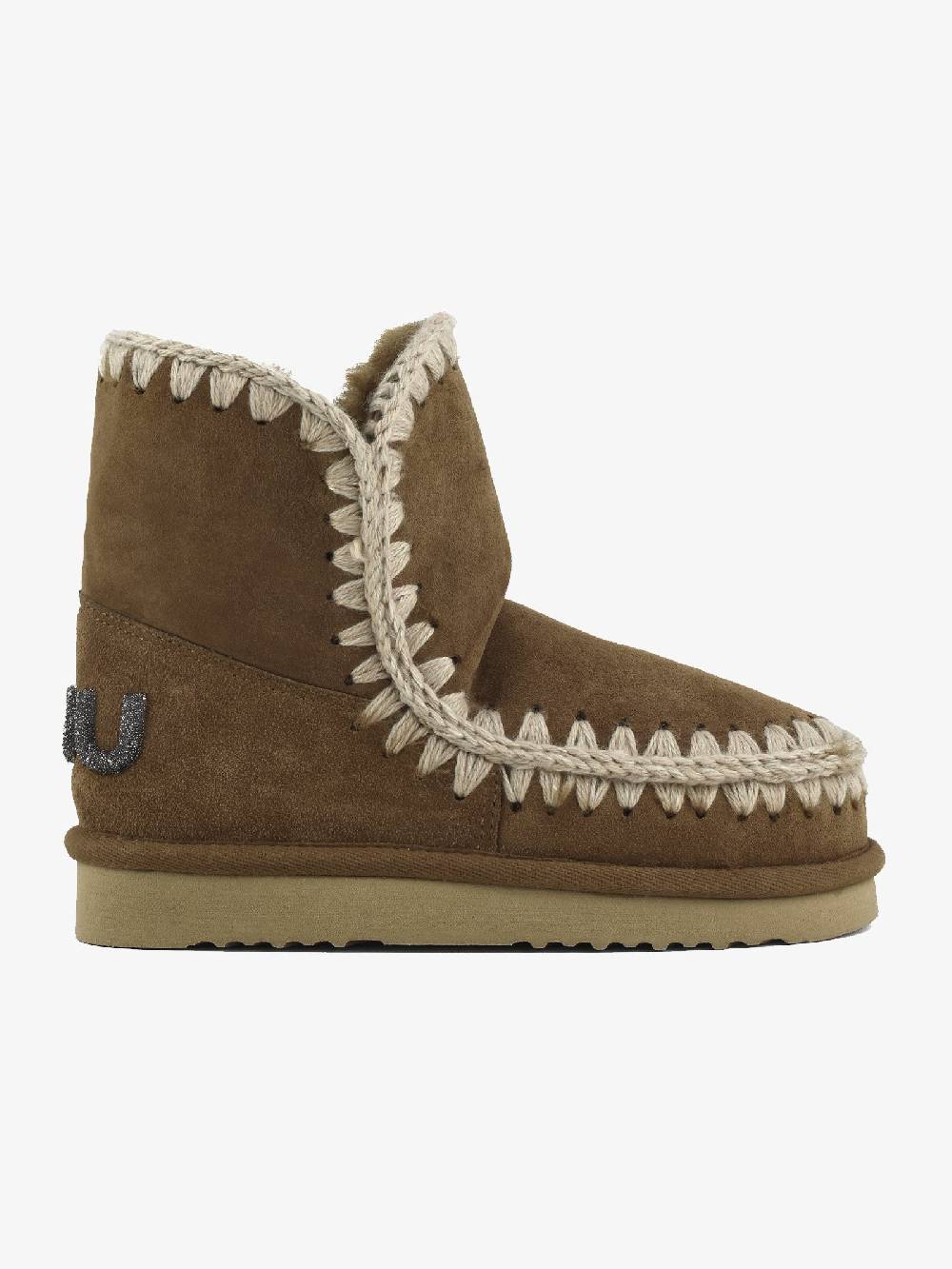 MOU Boot Eskimo 18 logo glitterato cognac