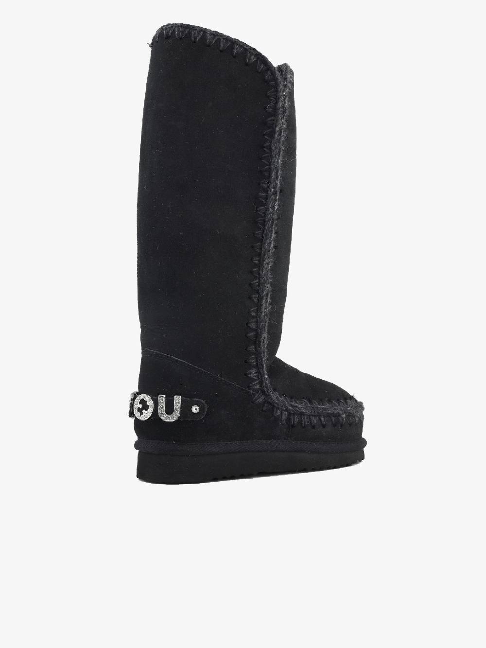 MOU Boot Eskimo 40 Con Logo E Strass Nero