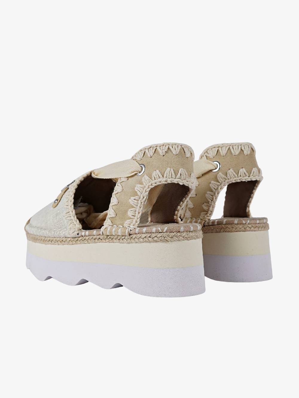 MOU Sandali 01 Platform Donna Beige