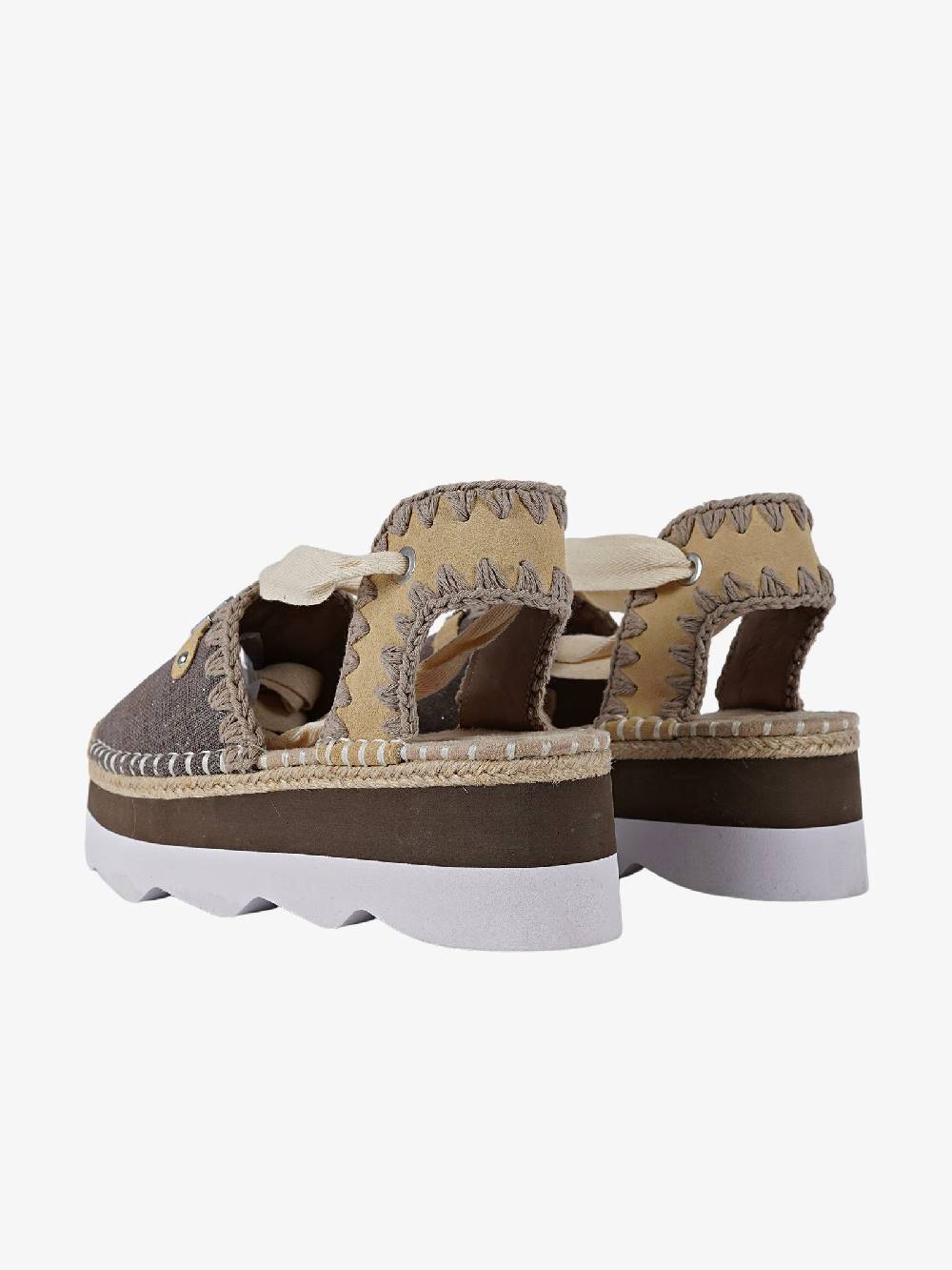 MOU Sandali 01 Platform Donna Grigio