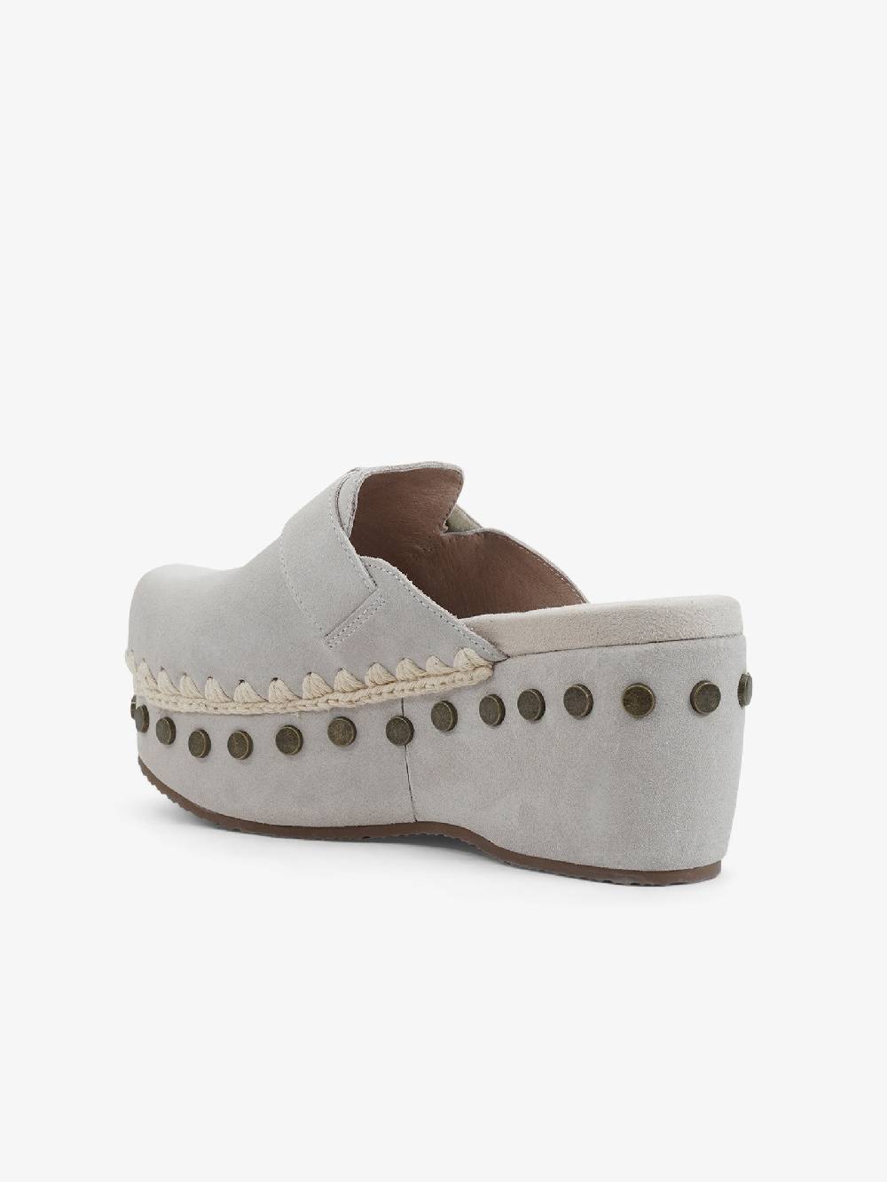 MOU Sandali Sabot SW611001 Donna In Camoscio Beige