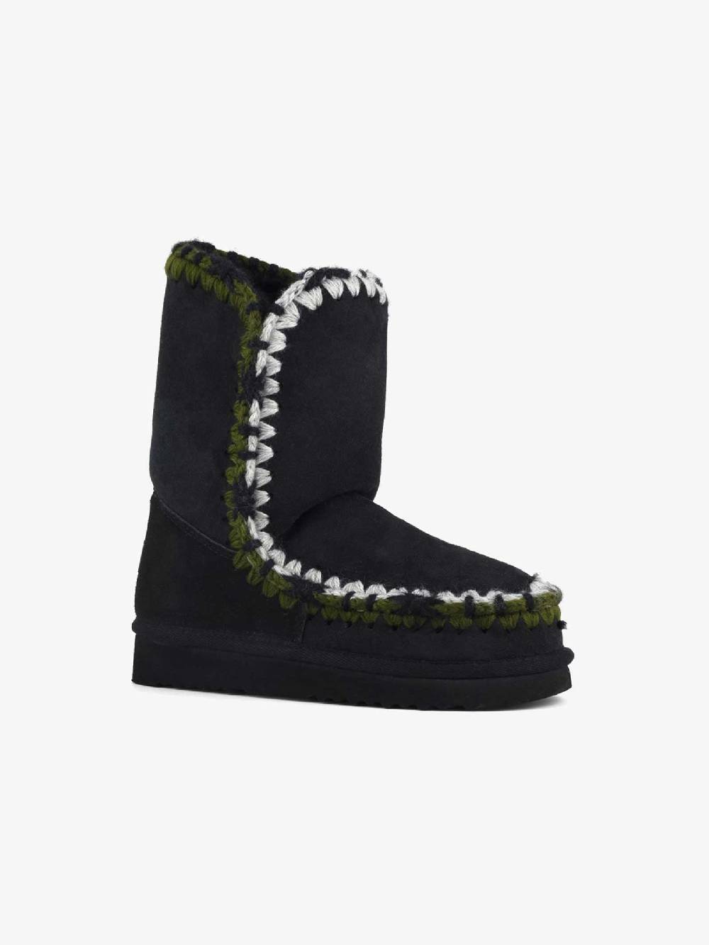 MOU Stivaletti Eskimo Overstitching 04 Nero