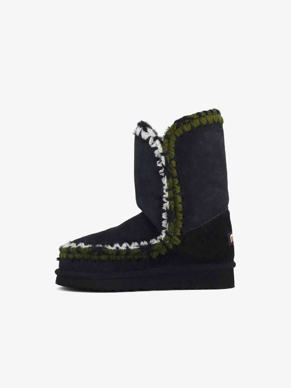 MOU Stivaletti Eskimo Overstitching 04 Nero