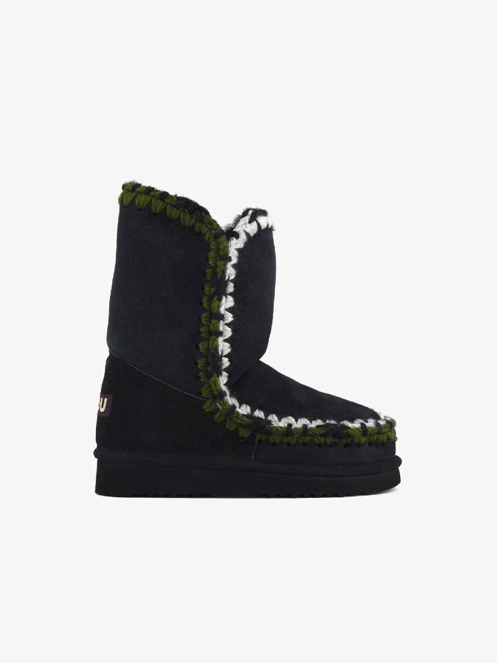 MOU Stivaletti Eskimo overstitching 04 nero