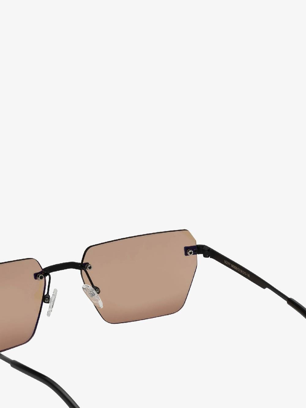 LEZIFF Occhiali Da Sole ARVIN Uomo Metallo Arancione