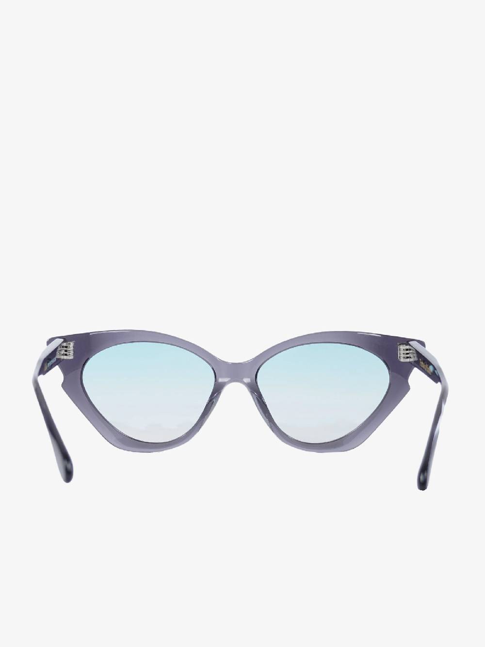 LABE Occhiali Da Sole In Celluloide Grigio Con Design Unisex