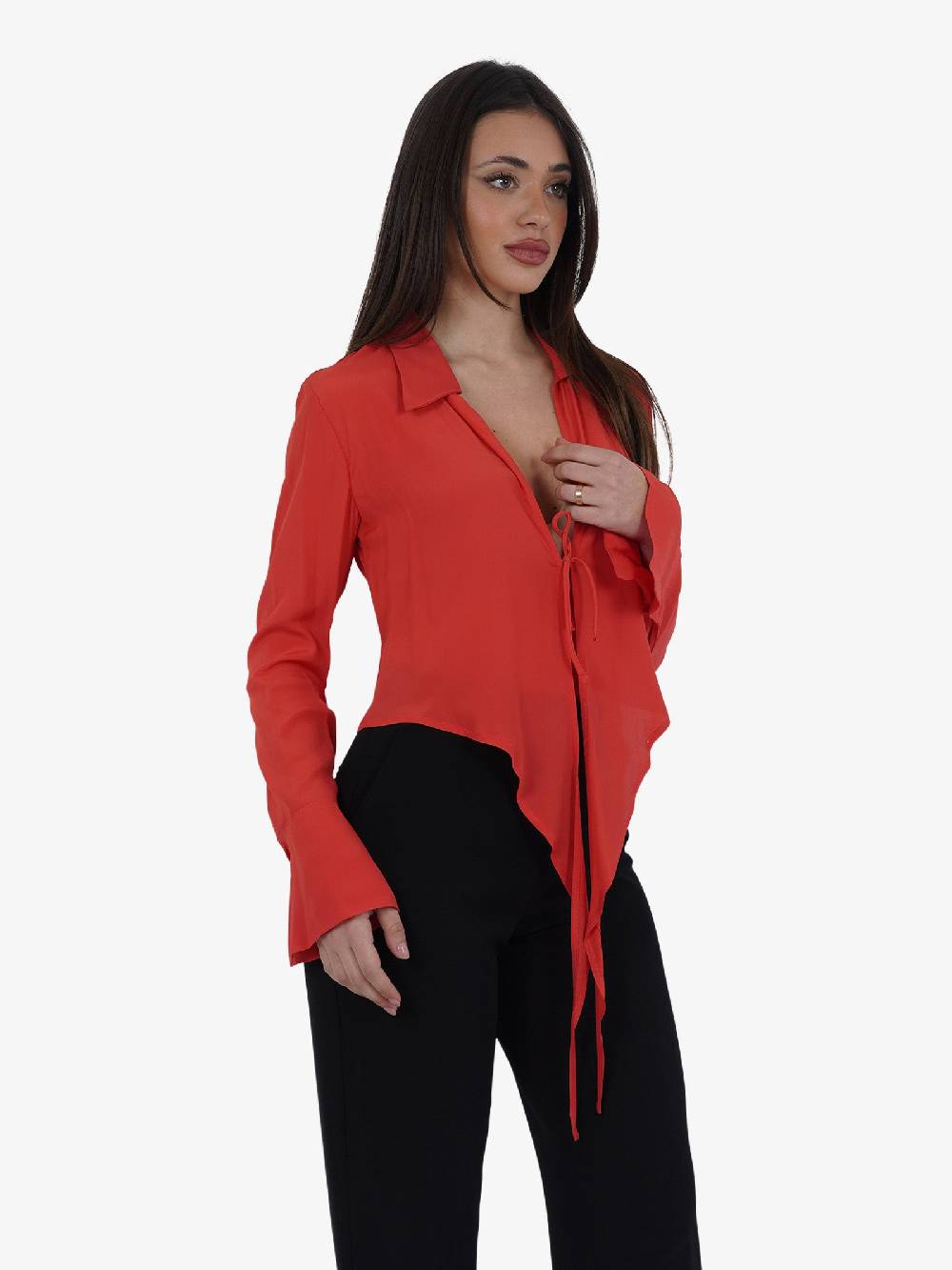 OTTOD'AME Camicia BNT_DC4917 Donna Rosso
