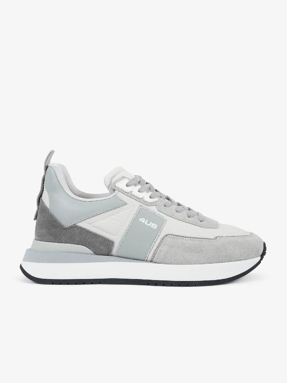 PACIOTTI Sneakers SEAN 400-03 uomo pelle grigio