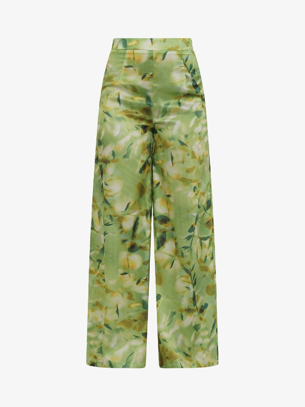 GLAMOROUS Pantalone A Gamba Larga AC2413 Donna Verde